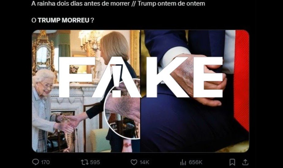 É #FAKE que Donald Trump morreu; presidente americano foi visto a caminho de campo de golfe